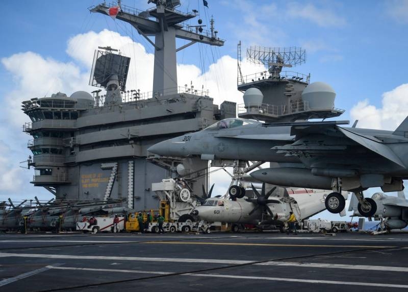 In the United States announced the concealment of the Navy of the scale of the problem on the aircraft carrier «Theodore Roosevelt»