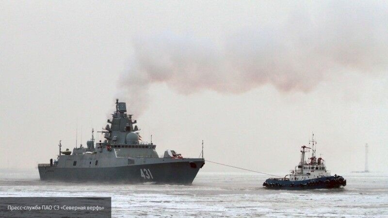 Представитель ВМФ РФ сообщил о принятии фрегата "Адмирал Касатонов" в состав флота
