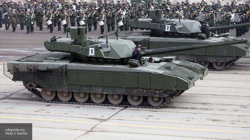 Россия готовится к поставкам танка "Армата" pour la frontière