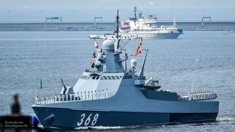Корабль "Павел Державин" Comenzó las pruebas en el Mar Negro.
