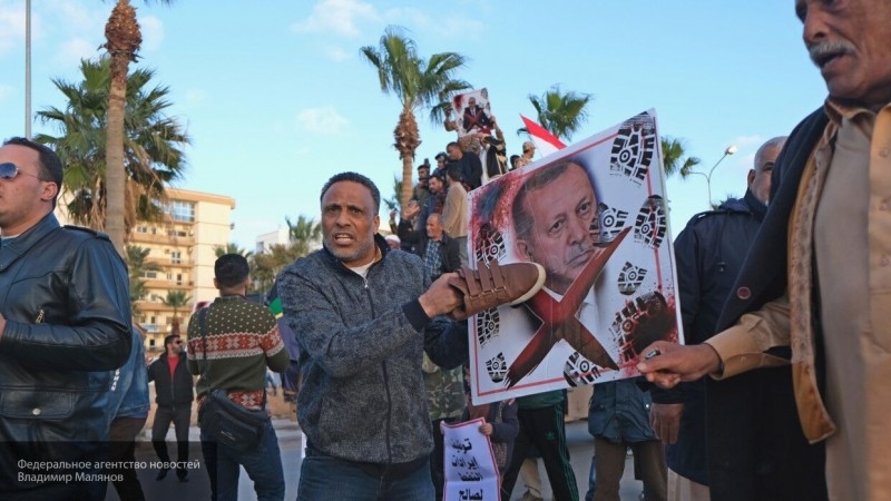 Libyan residents massively opposed Turkish intervention in a North African country