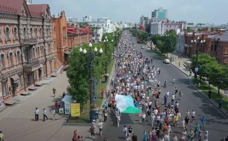 Акции протеста в Хабаровске: мнения о числе участников разделились