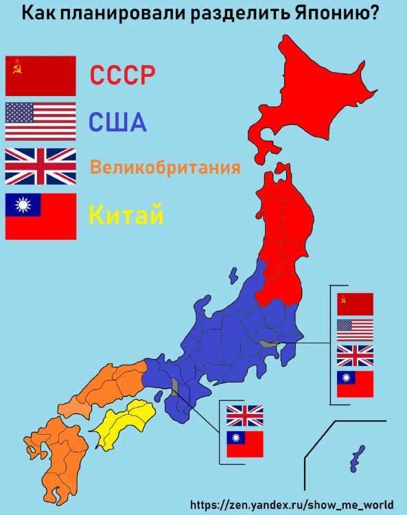Как США хотели расчленить Японию
