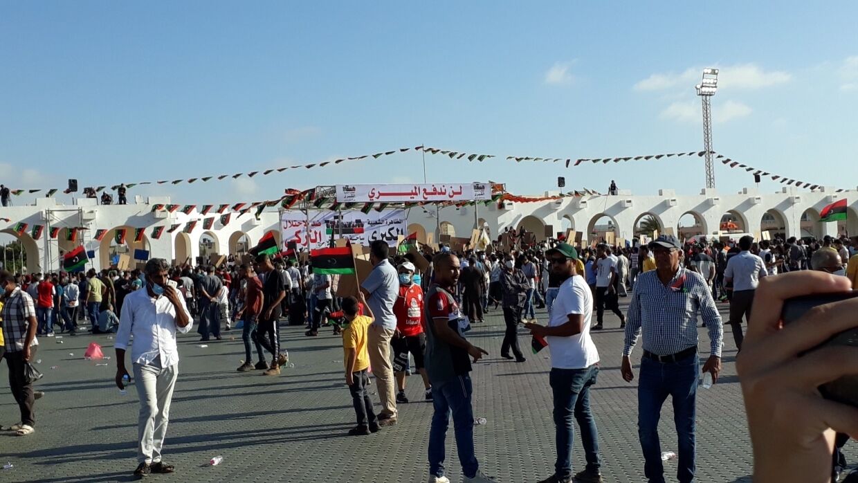 A rally against the occupation of Turkey gathered in Benghazi thousands of people from all cities of Libya