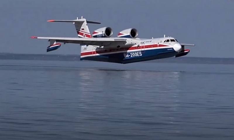 Морская авиация ВМФ РФ пополнится тремя самолётами-амфибиями Бе-200