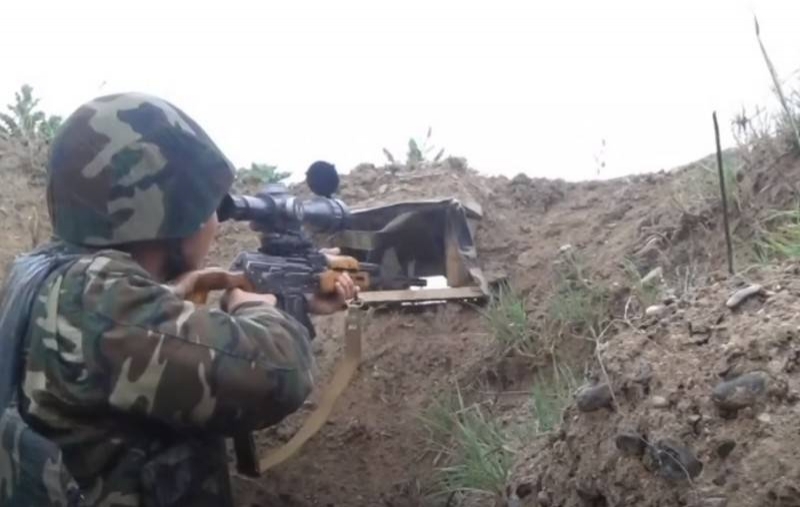 Fighting resumed on the border of Armenia and Azerbaijan