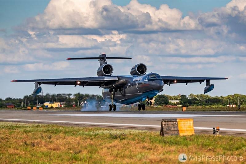 First Be-200ES for the Ministry of Defense arrives in Yeysk