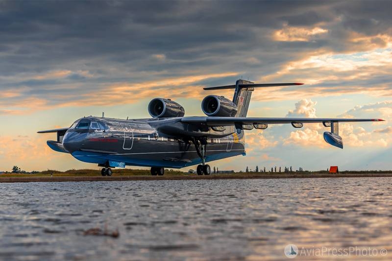 First Be-200ES for the Ministry of Defense arrives in Yeysk