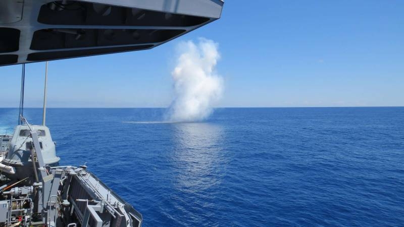 «Ракеты улетят в пустоту»: бундесвер показал «туман», защищающий корабли