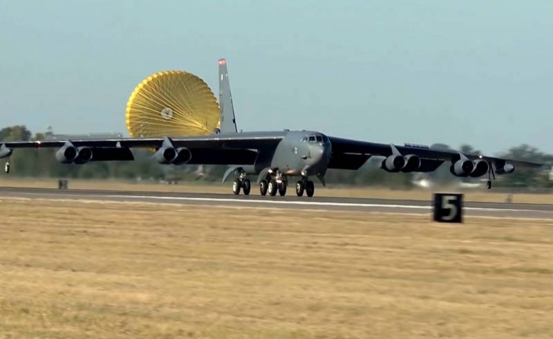United States deployed strategic bomber B-52H to Guam