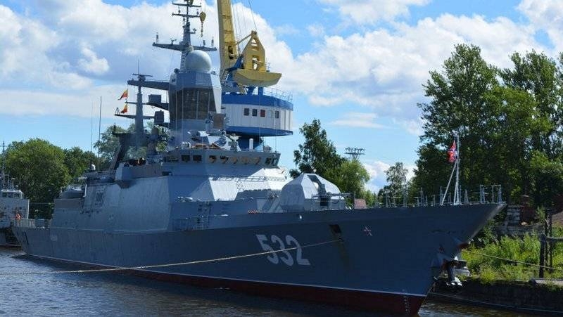 В Кронштадте закончен доковый ремонт корвета «Бойкий» Балтийского флота