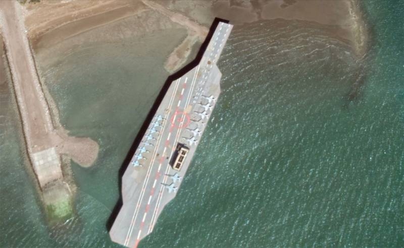The United States reacted to the creation by Iran of a model of an American aircraft carrier of the type «Nimetz»