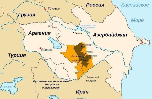 Et sinon pour le Karabakh: aux frontières entre les républiques de Transcaucasie
