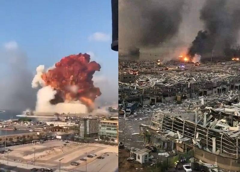 «Это напоминает Хиросиму»: в Бейруте высказались о взрыве и предварительно назвали причину
