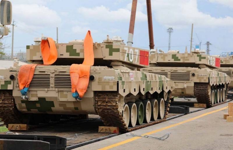 The first echelon of the PLA with equipment for «tank biathlon» arrived in Russia