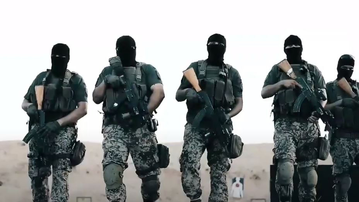 Video of the sacrifice of Syrian militants in Libya posted on Twitter