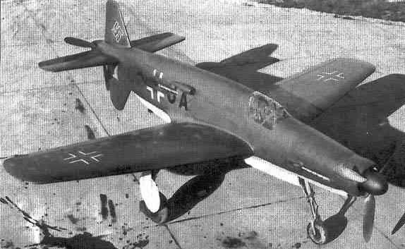 Боевые самолёты: тянитолкающий истребитель «Дорнье» Do.335 
