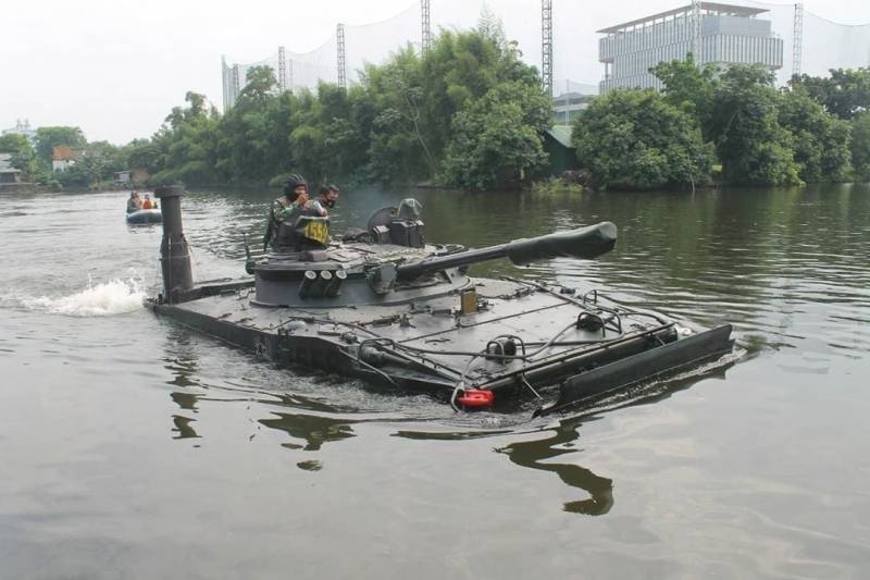 «Tested with strong currents»: BMP-3F is being prepared for new Indonesian ships