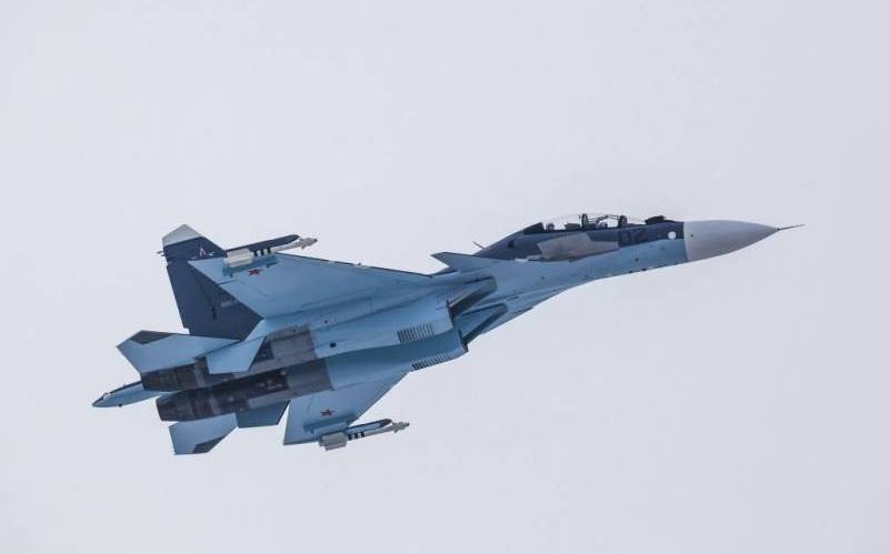 Fighter Su-30SM crashed in the Tver region