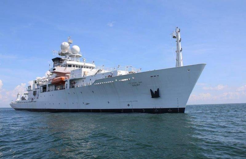 US Navy reconnaissance vessel entered the Baltic Sea