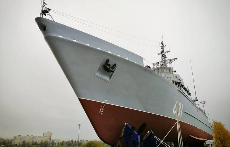 该项目扫雷舰在圣彼得堡下水 12700 «Георгий Курбатов»