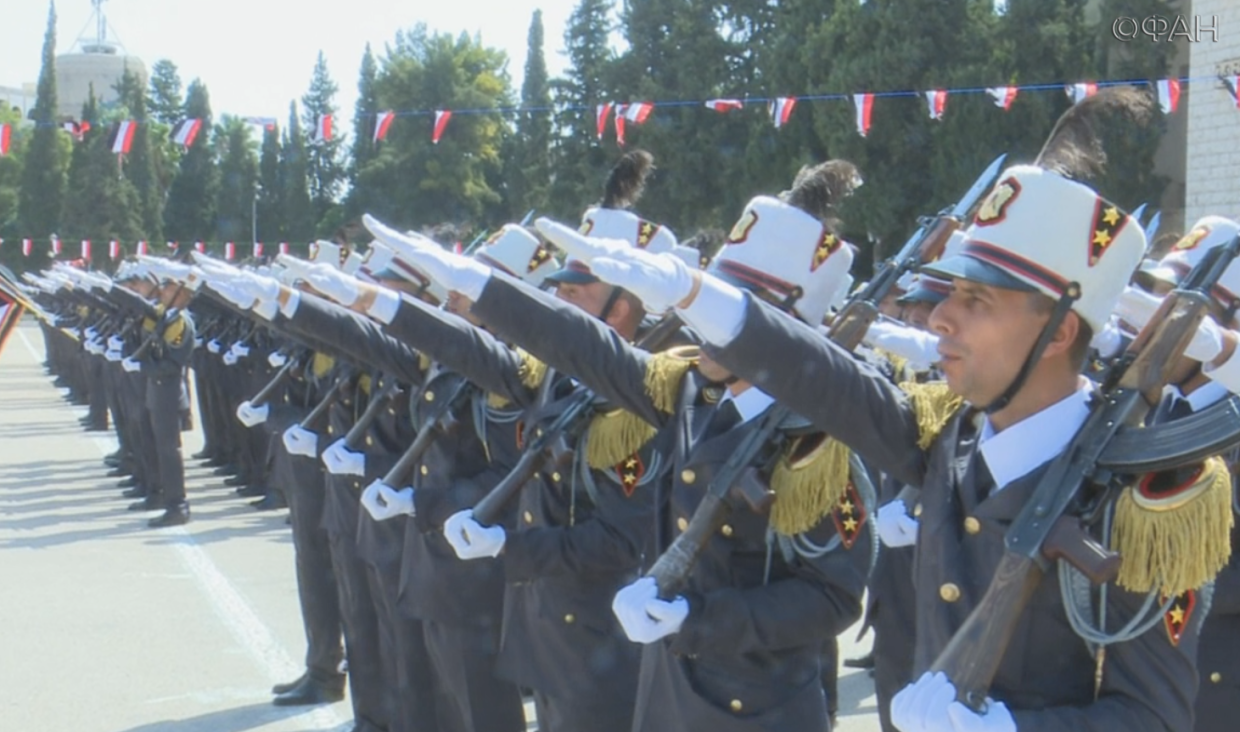 Graduation ceremony at Damascus Police College