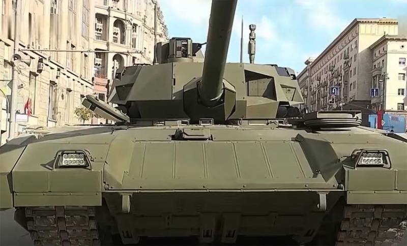 Training of crews of T-14 tanks began in military universities of Russia «Armani»