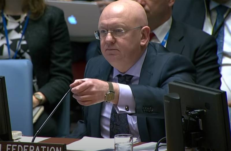 Vasily Nebenzya at the UN: The situation with Navalny resembles a staged dirty game