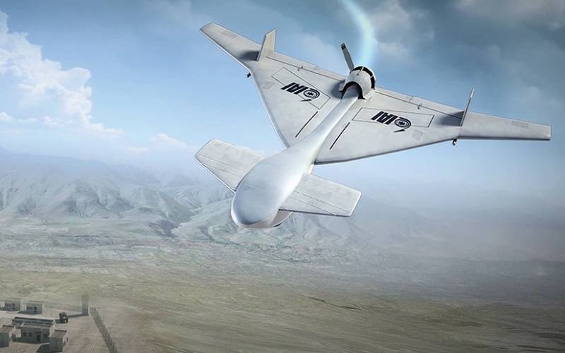 An Israeli-made kamikaze drone crashed in Iran