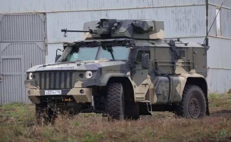 Tests d'état terminés: бронеавтомобиль К4386 «Typhon-VDV» allé à l'armée