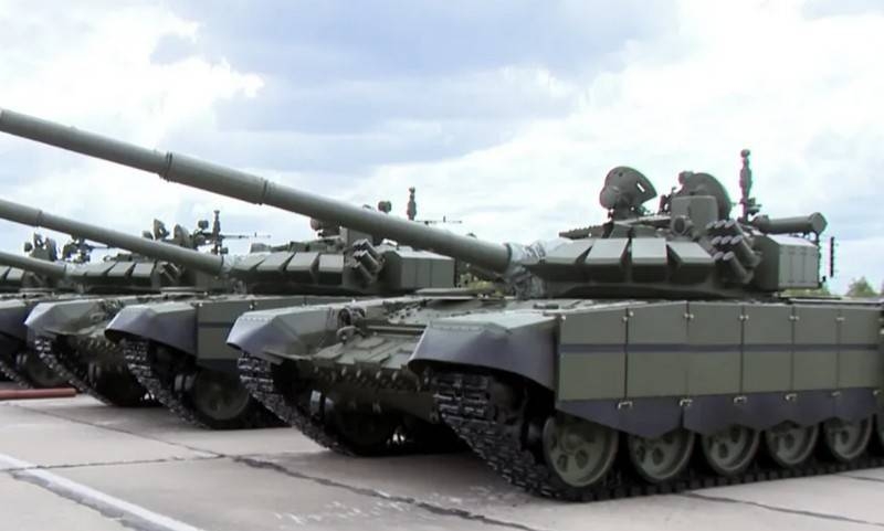 A batch of modernized T-72B3M tanks entered the Central Military District