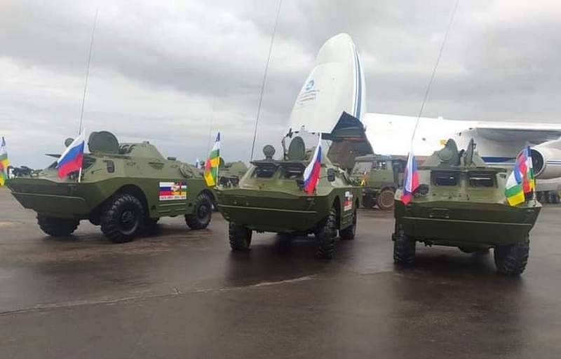 La Russie a livré un lot de BRDM-2 à la République centrafricaine