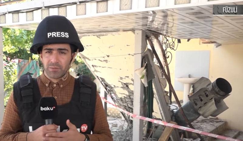 «Странная конфигурация»: В сети идут споры относительно сюжета бакинского телеканала о попавшей в дом ракете