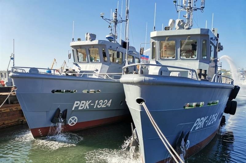 The Pacific Fleet received two project search and rescue boats 23040