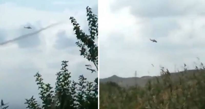 В НКР заявили о первом применении ВС Азербайджана ударных вертолётов