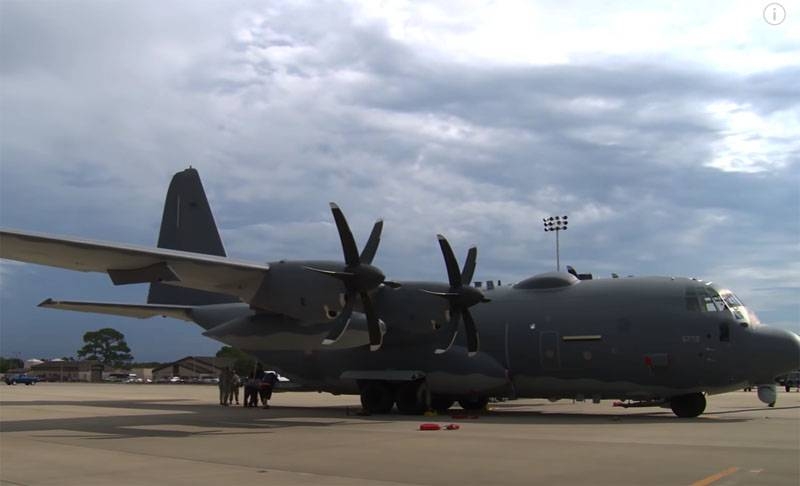 US Air Force C-130 Hercules military transport aircraft left Odessa after emergency landing