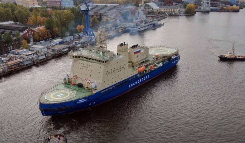 Diesel-electric icebreaker «Viktor Chernomyrdin» delivered to the customer