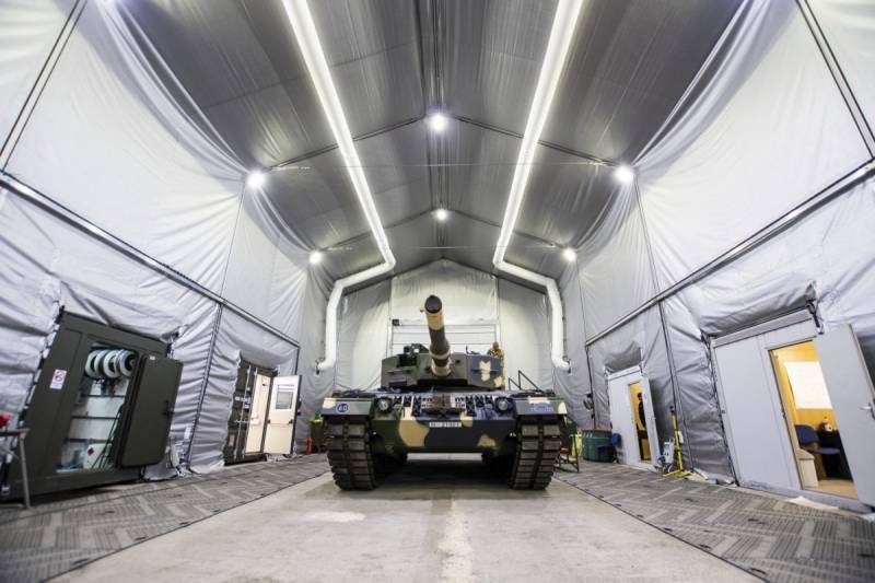 «Это не ангары для Т-72»: венгерская армия показала места хранения танков «豹»