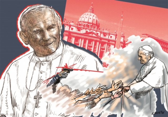 Who and why evokes the spirit of John Paul II in the Vatican and the USA?