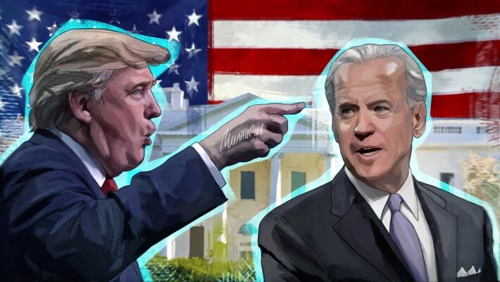 US information war methods Biden and Trump turned against each other
