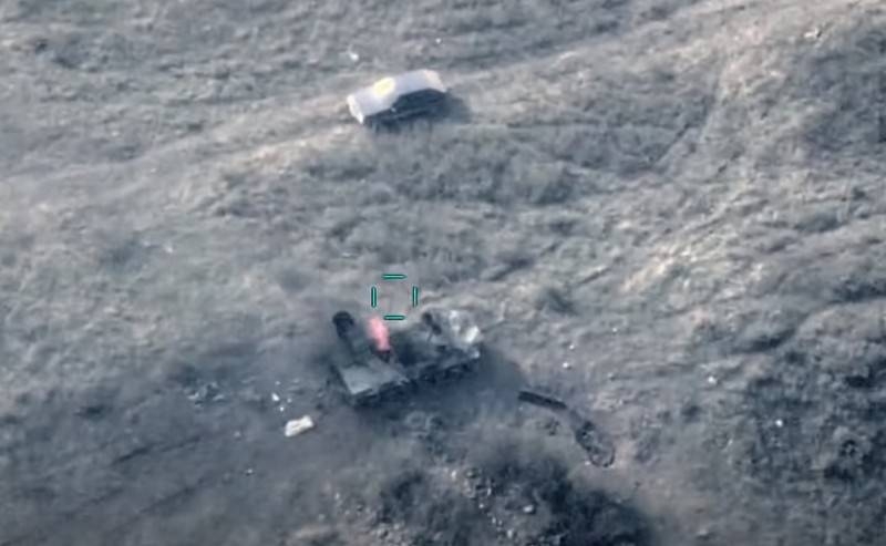 Минобороны Азербайджана показало уничтожение зенитной установки «М-55» ВС Армении