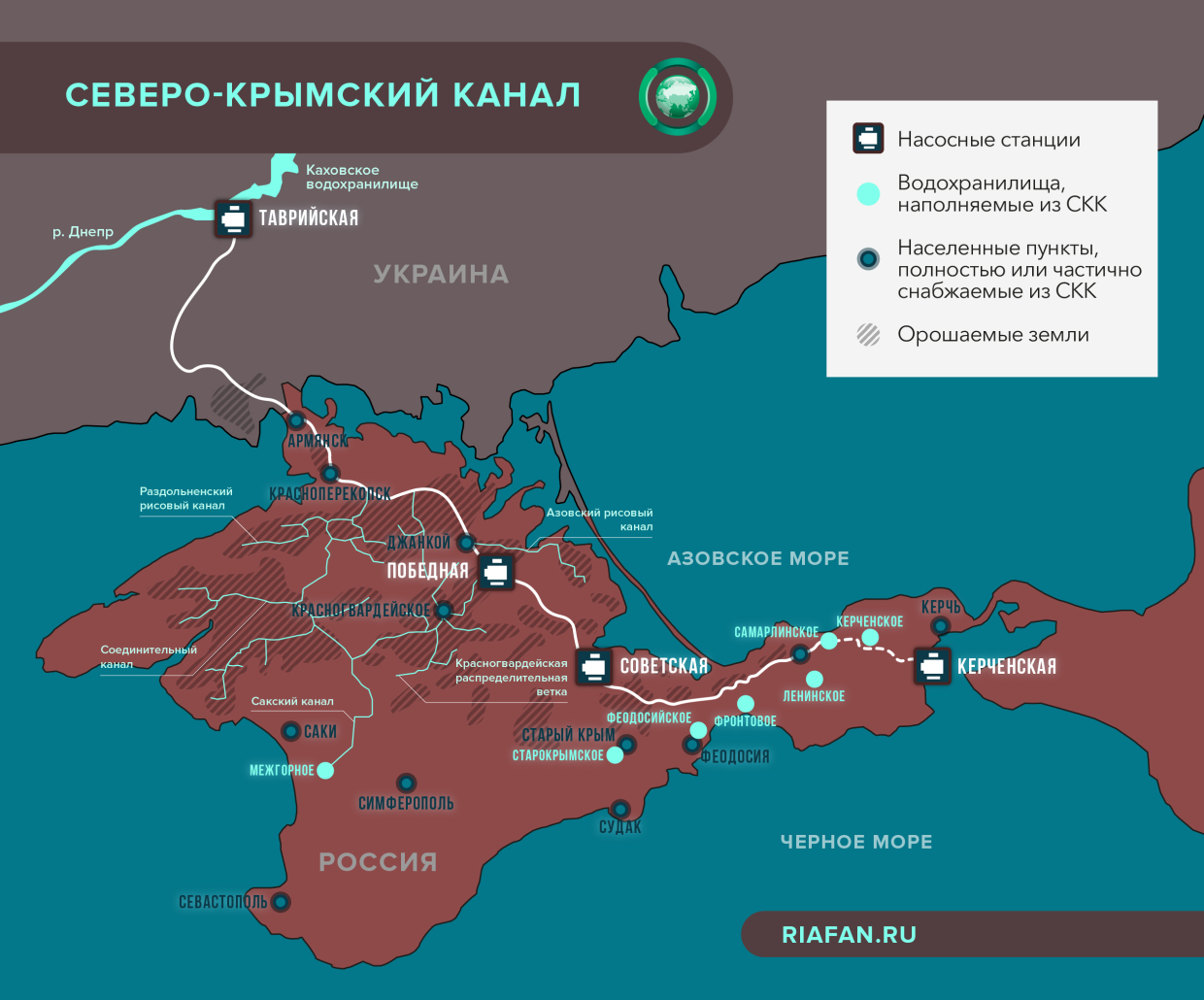 North Crimean Canal: how Kiev wanted to take the inhabitants of the peninsula hostage