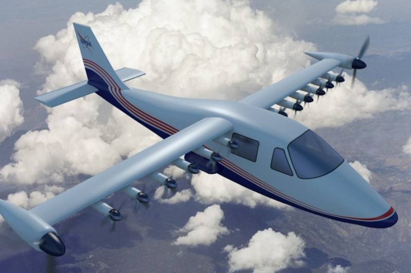 NASA tested folding propellers for an electric plane