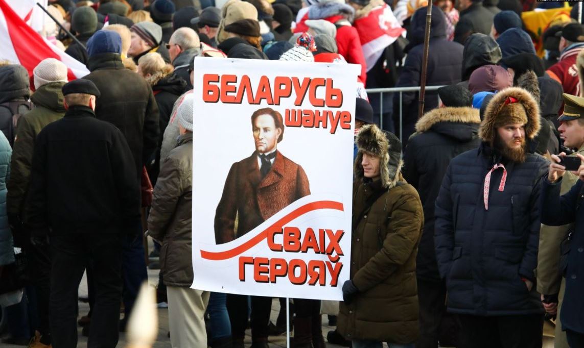 Why did the Polish rebel want to restore union in Belarus
