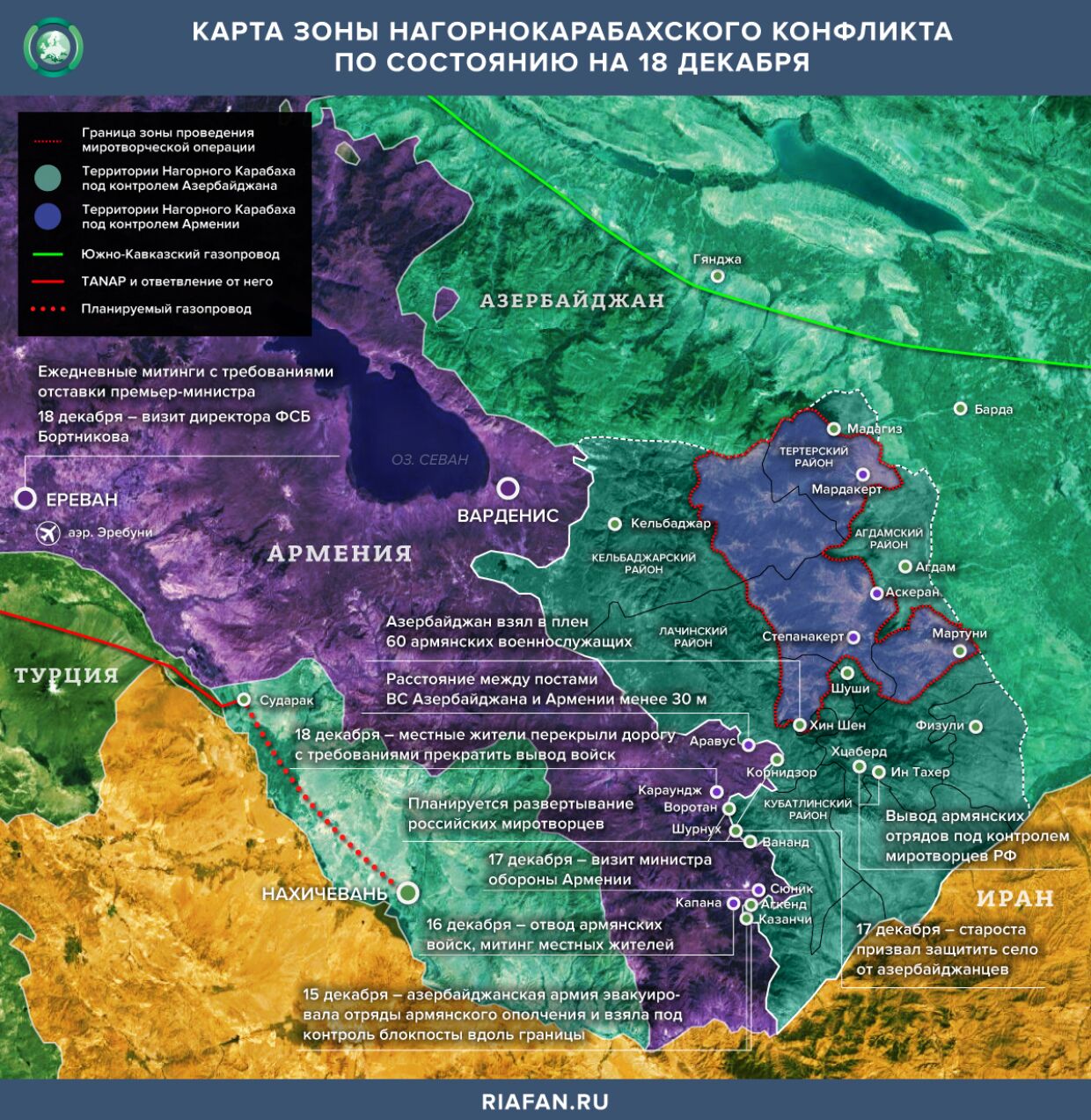 Азербайджан ликвидировал армянские анклавы в Карабахе, Ереван опасается потери Сюника