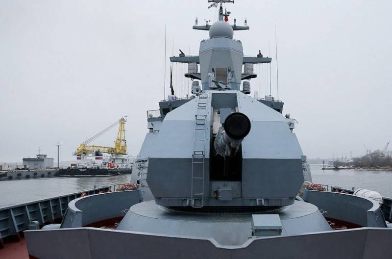 New Russian corvette shot down a cruise missile from a cannon