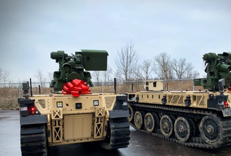 Рождественский подарок для армии США: боевые роботы RCV-L