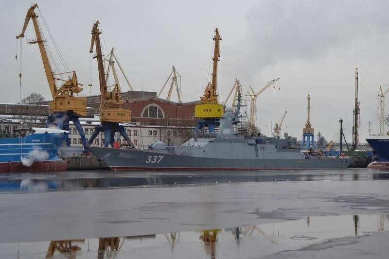 «北方造船厂» начала подготовку корвета  «Гремящий» к передаче в состав флота