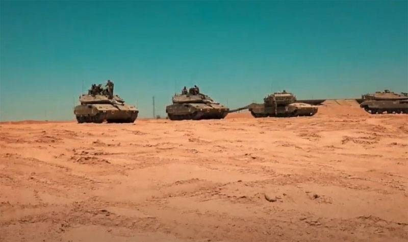 Израиль применил танки «据说» для обстрела территории сектора Газа