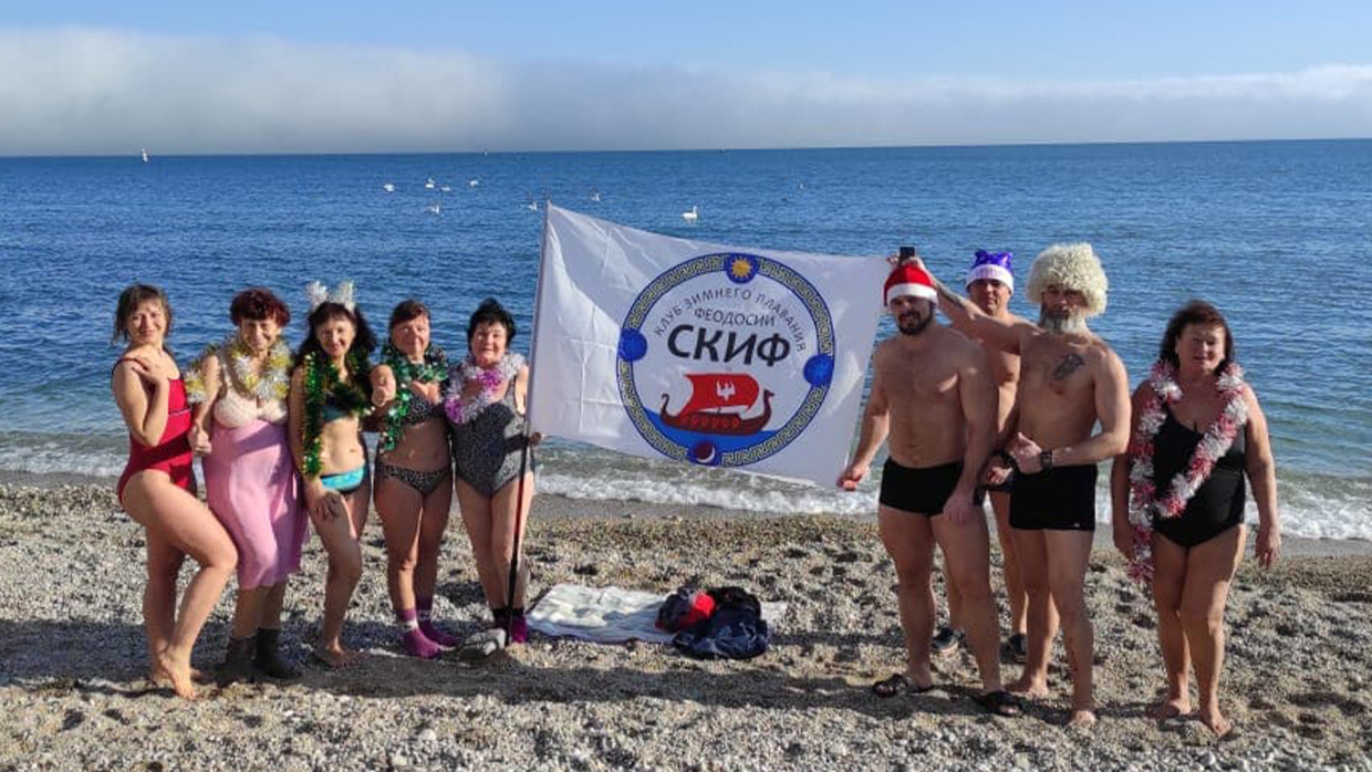 Crimean walruses told FAN, how to start swimming in the sea in winter